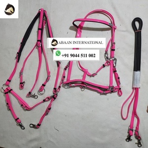 Brida de Resistencia para Caballo de PVC con Acolchado de EVA y Riendas, Juego Completo Modelo HRB-365 para Tamaños Full/Cob, Fabricante en India - Product Image 3