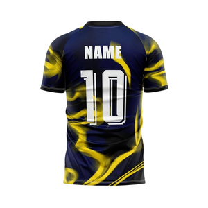 Jersey de sublimación para hombre con el mejor diseño, media manga, transpirable, de secado rápido, con logo personalizado impreso, tallas grandes, a precio de mayorista. - Product Image 2