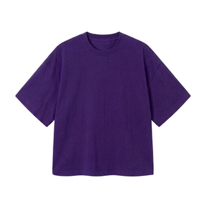 <b>Blank</b> Cotton Street Wear Tshirt Oversized Drop Shoulder Tshirt Custom High Quality Printing Heavy <b>Weight</b> T Shirt for Men - Product Image 1