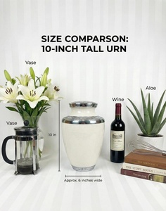 aluminium urn assortment exporter aluminium urn mixed design exporter aluminium urn combo set exporter aluminium urn productvase - Product Image 3