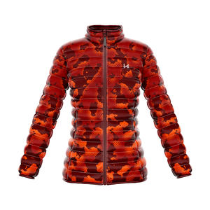 Veste matelassée zippée pour femme en toile imperméable et respirante, avec impression numérique personnalisée, haute qualité, pour le sport (4 jeux) - Product Image 5