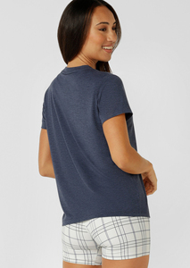 T-shirt imprimé décontracté pour femmes, col rond, manches courtes, confortable, mode estivale pour tous les jours - Product Image 2