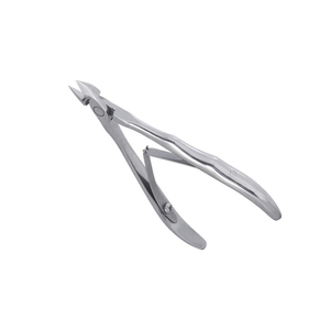 Coupe-ongles professionnel en acier inoxydable, lame plate droite, pointe affûtée, coupe-cuticules pour doigts, usage adulte, style simple, personnalisable - Product Image 4