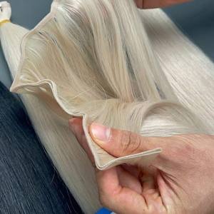 [Genius Weft] Ombre 613 Rubio Marrón - Cabello Humano Vietnamita Virgen - Doble Trama con Puntas Completas 100g/Paquete Paquetes de Cabello Virgen - Product Image 6