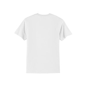 T-shirt col rond épais pour homme – T-shirt en coton premium avec impression sur le col – T-shirt de qualité supérieure avec logo imprimé pour homme - Product Image 1