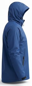 Softshell <b>Rain</b> Jacket Fully Waterproof Breathable Pro-Weather <b>Men's</b> Stand Collar Front Logo Outdoor <b>Coat</b> - Product Image 5