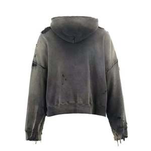 Sudadera con Capucha Estilo Urbano con Lavado Ácido, Tinte Mármol Distintivo y Puños Acanalados Cómodos para un Estilo Informal y Moderno - Product Image 2