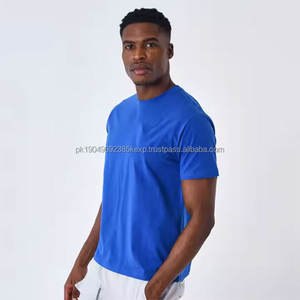 T-shirt tendance personnalisé pour hommes, nouvelle arrivée, vente en gros, vêtements de rue, mode, gym, fitness, logo personnalisé, vente en gros - Product Image 5
