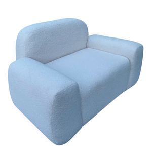 Silla de Oficina Moderna con Estructura de Madera, Espuma y Tela, Asiento Individual, Respaldo en Forma de U, Color Personalizado - Product Image 2