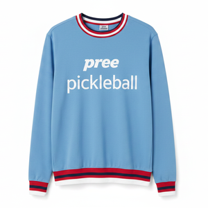 เสื้อสเวตเชิ้ตพิคเคิลบอลระบายอากาศสำหรับฤดูร้อน คอกลม แขนยาว ขอบยางยืด เสื้อพูลโอเวอร์สำหรับเล่นกีฬา รับผลิตแบบ OEM ODM - Product Image 2