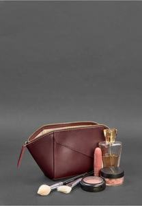 Práctico neceser de viaje, Neceser de maquillaje impermeable de calidad, cuero genuino, pequeño, compacto, Vintage, con cremallera, regalo perfecto para el LCB-0032C - Product Image 6