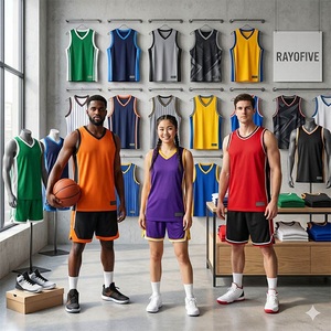 Custom Basketball Jersey Team Logo Short Breathable Quick Dry Lightweight High Quality <b>Mesh</b> Fabric Anti-Bacterial Wholesale Rate - Product Image 3
