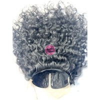 Perruques bouclées en cheveux humains naturels indiens Remy, partie en T, densité 180 %, sans colle, grade 12A, sans nœuds