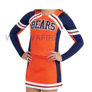 Tenue de pom-pom girl personnalisée VAFIR avec strass, concevez votre propre uniforme sexy de fille chaude en spandex et coton - Product Image 1