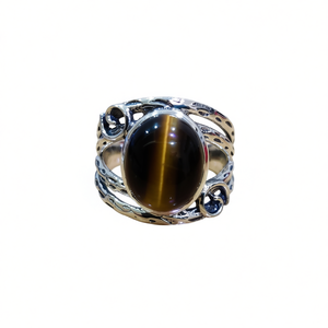 <b>Tiger</b> <b>Eye</b> Fashion <b>Ring</b> 5.9 Grams - Product Image 2