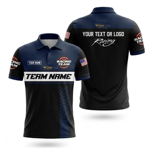 Chemises polo de course sur mesure de haute qualité, chemises de course F1, chemises d'équipe de pit stop, fabricant de vêtements de sport automobile - Product Image 4