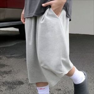 Pantalones Cortos Largos de Algodón para Hombre, Estilo Urbano, Oversize, con Cintura Elástica y Cordón, de Algodón Grueso, para Descanso, Proveedor Mayorista. - Product Image 3