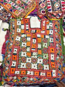 Lot Vintage Pieces Banjara Neck Yoke <b>Patch</b> Traditional Embroidery Applique <b>Patch</b> <b>Sewing</b> Craft - Product Image 4