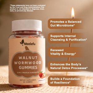 Gummies OEM/ODM à base de noix noires et d'armoise avec herbe d'Artemisia Annua et coque de <span class=keywords><strong>Juglans</strong></span> <span class=keywords><strong>Nigra</strong></span> pour la digestion et les suppléments corporels à base de plantes - Product Image 3