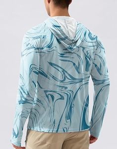 Chemise de pêche à manches longues pour homme, sweat-shirt noir à imprimé poisson, UPF 50, anti-UV, séchage rapide, polyester, pull-over - Product Image 6