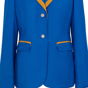 Blazer Unisexe Personnalisé Style Universitaire, Bleu et Or, Logo Brodé, Doublure en Polyester, Imprimé, Fabrication en Usine - Product Image 4