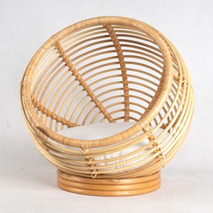Casa para gatos con forma de caracol, para uso en interiores y exteriores, hecha a mano con mimbre trenzado, cama tipo cueva para gatitos, cesta para perros. - Product Image 6