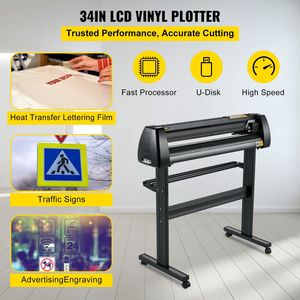Machine de découpe de vinyle sur pied de 28 pouces/720 mm avec logiciel SignMaster et moteur servo - Product Image 2