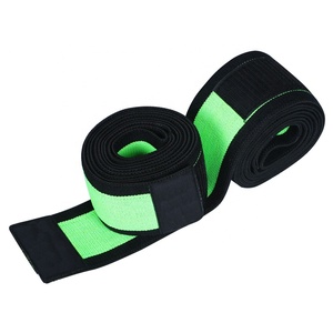 Enveloppes de genou robustes de conception personnalisée, enveloppes de genou de force pour l'entraînement de levage de puissance, sangles de genou pour le soutien des Squats d'haltérophilie - Product Image 2