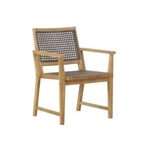 Modern Eco-Friendly Wood Sivo <b>Dining</b> <b>Chair</b> with Woven Seat and Backrest Stable Design for Home Furniture Hotel & Home Office - Product Image 3