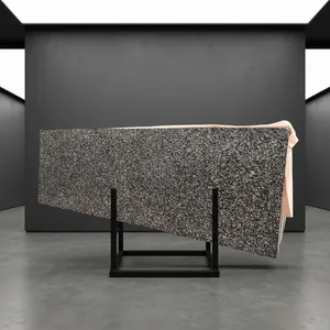 Super Quality Crystal Brown Granite Slab Polished Granite <b>Stone</b> Slabs Custom Size Available for Countertops Flooring and Project - Product Image 3