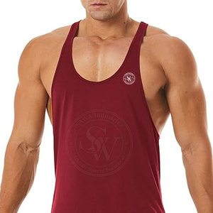 เสื้อกล้ามถักสำหรับผู้ชาย แห้งเร็ว ระบายอากาศได้ดี น้ำหนักเบา ยืดหยุ่น กระชับรูปร่าง เหมาะสำหรับออกกำลังกาย เพาะกาย และฝึกซ้อม - Product Image 6