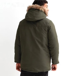 PU Woven Safari Jacket Plus Size Large Lapel Stand Collar Autumn Casual Zipper Front OEM Service for Men - Product Image 3
