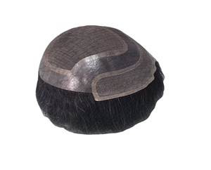 Toupee para Hombre Taz Hair, Peluca de Cabello Humano 100%, Densidad 60%-150%, Cabello Remy Indio, Resistente al Agua, Suave, Ondulado Profundo - Product Image 5