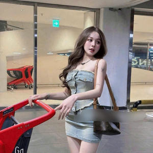 ชุดเซ็ตสองชิ้นผ้าฝ้ายสำหรับฤดูร้อน เสื้อผ้าผู้หญิง สวมใส่สบาย แฟชั่นธรรมชาติ ซักได้ บรรจุภัณฑ์แบบกำหนดเอง จากผู้ผลิตในเวียดนาม - Product Image 4