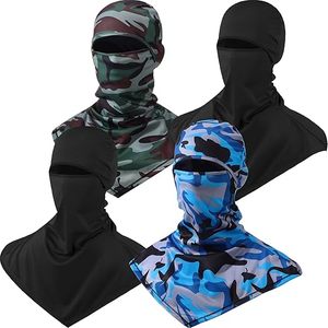 Pasamontañas Rojo Unisex, Máscara Facial Completa, Transpirable, Impermeable, para Exteriores, Adultos, 54-56CM - Product Image 1