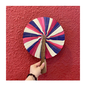 Traditional Coconut Leaf Fan Handmade By Vietnamese Artisans Natural Eco Friendly Palm Fan For Cultural Gifts And <b>Home</b> Decor - Product Image 4