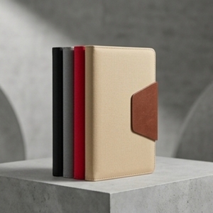 Aurelux A5 Premium PU Leather Side Flap Notebook Multicolor Business Journal Custom Logo 80 GSM Inner Pages for Corporate - Product Image 2
