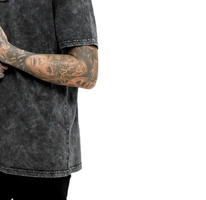 T-shirt unisexe de haute qualité en coton 100% avec effet délavé, 180, 200, 210, 220 g/m², impression personnalisée, t-shirt uni grande taille pour homme - Product Image 3