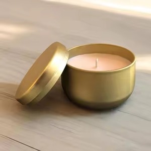Modern Metal Candle Jar Stylish Candle Holder Container Home Wedding Party Decoration - Product Image 3