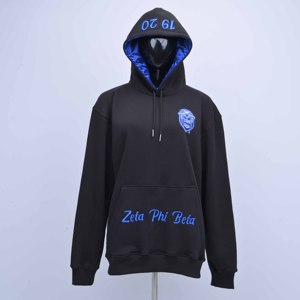 Sudaderas con Capucha de Forro Polar de Algodón para Mujer, de Invierno, con Logotipo Personalizado de Primera Calidad, Bordado Frontal y en el Capucha, Resistentes al Viento, Colores Personalizados - Product Image 1