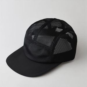 Casquettes de baseball classiques noires avec maille respirante, ajustées, pour hommes et femmes, casquettes de sport avec logo brodé personnalisé, unisexe - Product Image 4