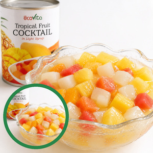 Top Selling Wholesale Price International Standard Vietnam Factory Mixed Fruit Cocktail in Syrup Customized Packaging - Product Image 6