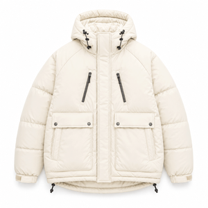 <b>Men's</b> Fashion Winter Puffer <b>Jacket</b> Custom Logo Quilted Coat Private Label Factory - Product Image 2