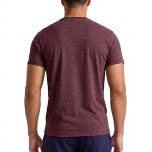 T-shirt unisexe homme uni classique col rond en coton doux coupe ajustée manches courtes décontracté été basique mode quotidienne - Product Image 5