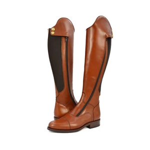 Bottes d'équitation pour hommes personnalisées avec logo en cuir imperméable, confortables, de haute qualité, respirantes, couleur et taille personnalisées, professionnelles - Product Image 6