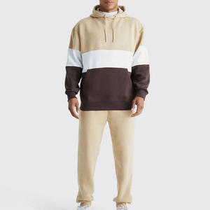 ชุดวอร์มกันลมแบบ 2-in-1 สำหรับผู้ชาย VIBE SEWN OEM ขายส่ง เสื้อฮู้ดผ้าฟลีซคอตตอนคุณภาพพรีเมียมทรงโอเวอร์ไซส์ กางเกงขายาวทรงกว้าง เหมาะสำหรับฤดูหนาว สวมใส่สบาย - Product Image 1