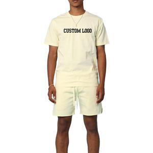 Ensemble de T-shirts surdimensionnés 100 % coton personnalisables pour hommes – T-shirts vierges à col ras du cou de haute qualité et grammage lourd avec logo personnalisé - Product Image 1