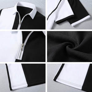 เสื้อโปโลชายพิมพ์โลโก้ตามสั่ง ผ้าฝ้าย 100% แห้งเร็ว ระบายอากาศดี แขนสั้น รับผลิตแบบ OEM ODM ขายส่ง MOQ ต่ำ - Product Image 5