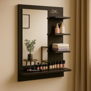 Acacia Wood Oval <b>Mirror</b> Wholesale | Handcrafted Minimalist Wall <b>Mirror</b> India - Product Image 2