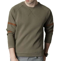 Sweat-shirts à col rond slim pour hommes, fabricants de vêtements, sweat-shirts personnalisés